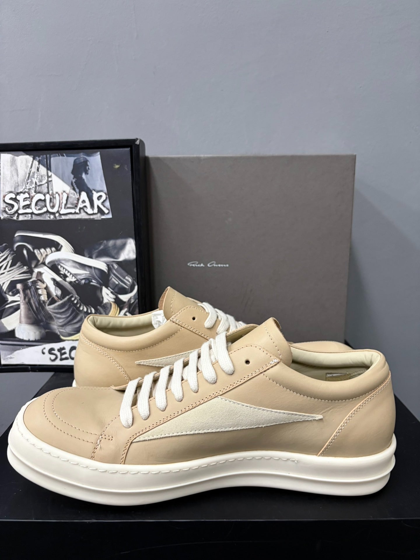 Rick Owens 25SS Low-Top Sneakers