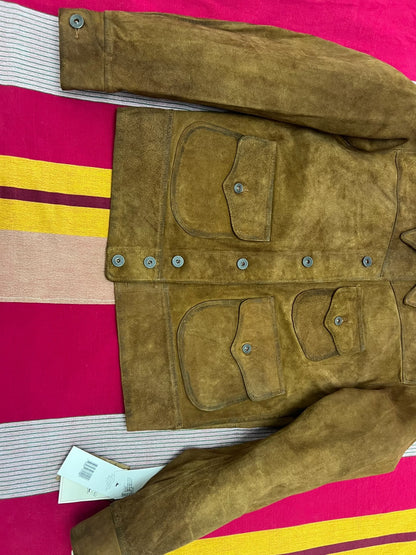RRL Classic Suede Short Leather Jacket