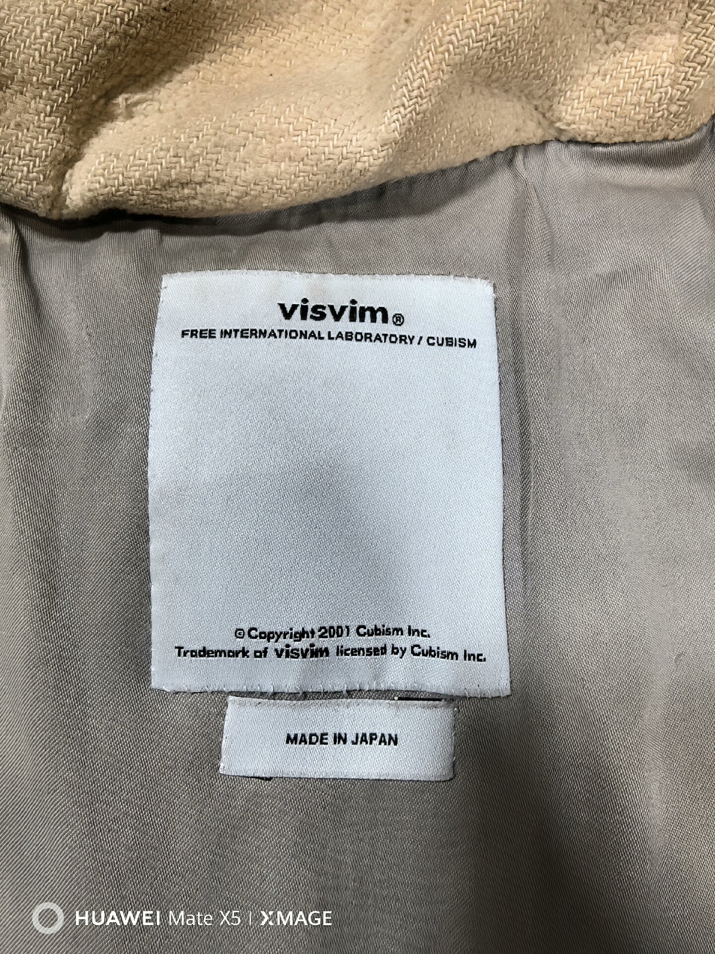 visvim valdez coat with unique mud dyeing