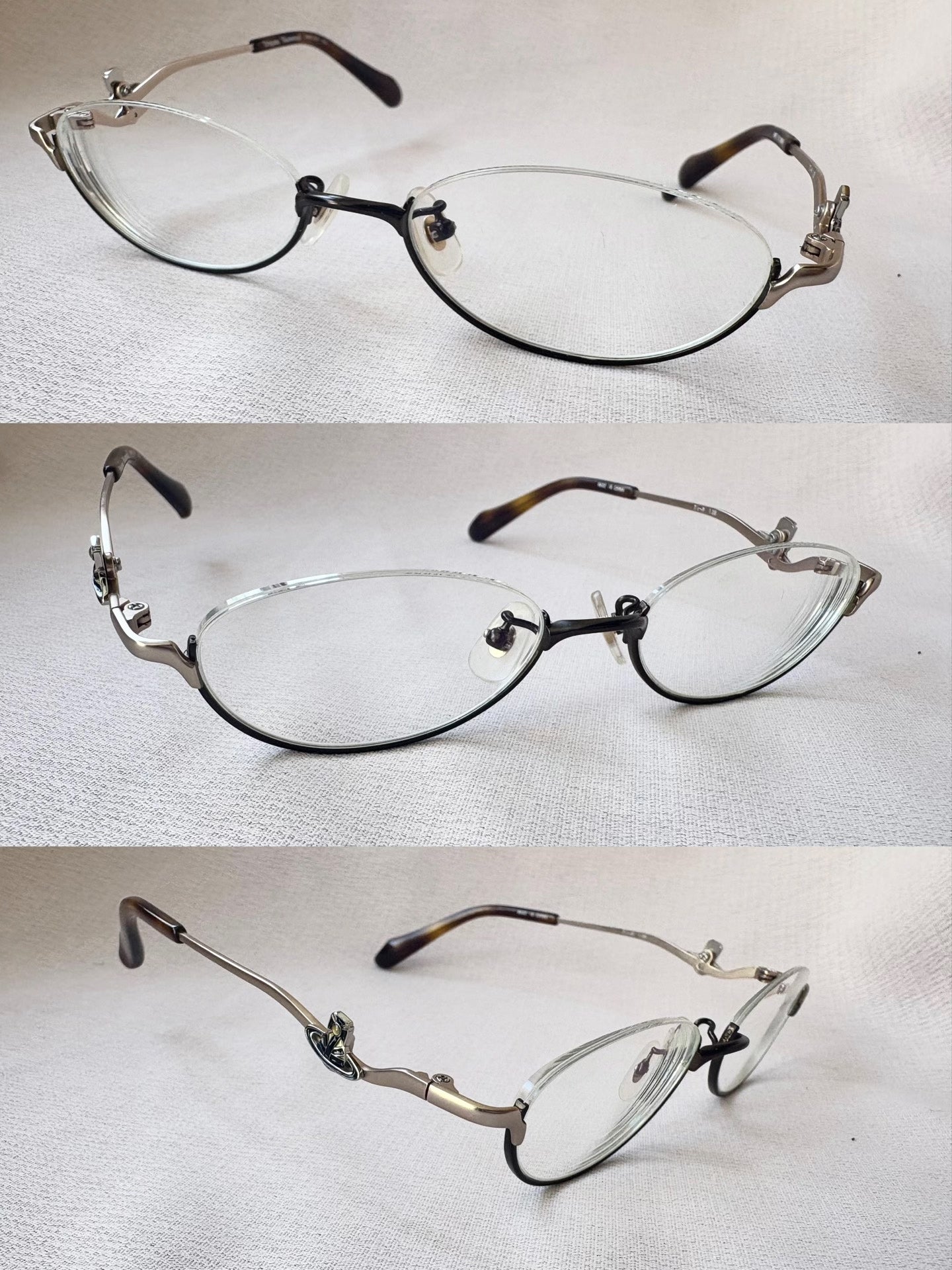 Vivienne Westwood Vintage Saturn Half-Frame Glasses
