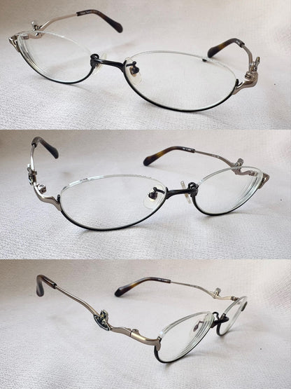 Vivienne Westwood Vintage Saturn Half-Frame Glasses