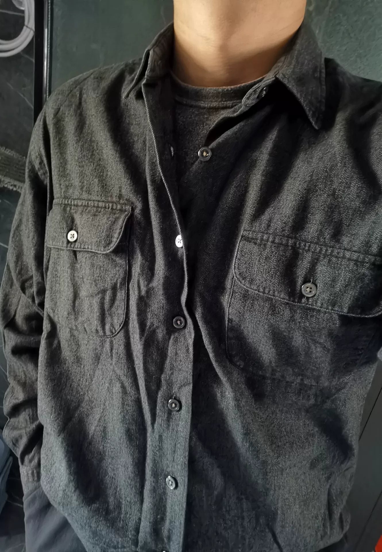 RRL Ralph Lauren Houndstooth Shirt Jacket
