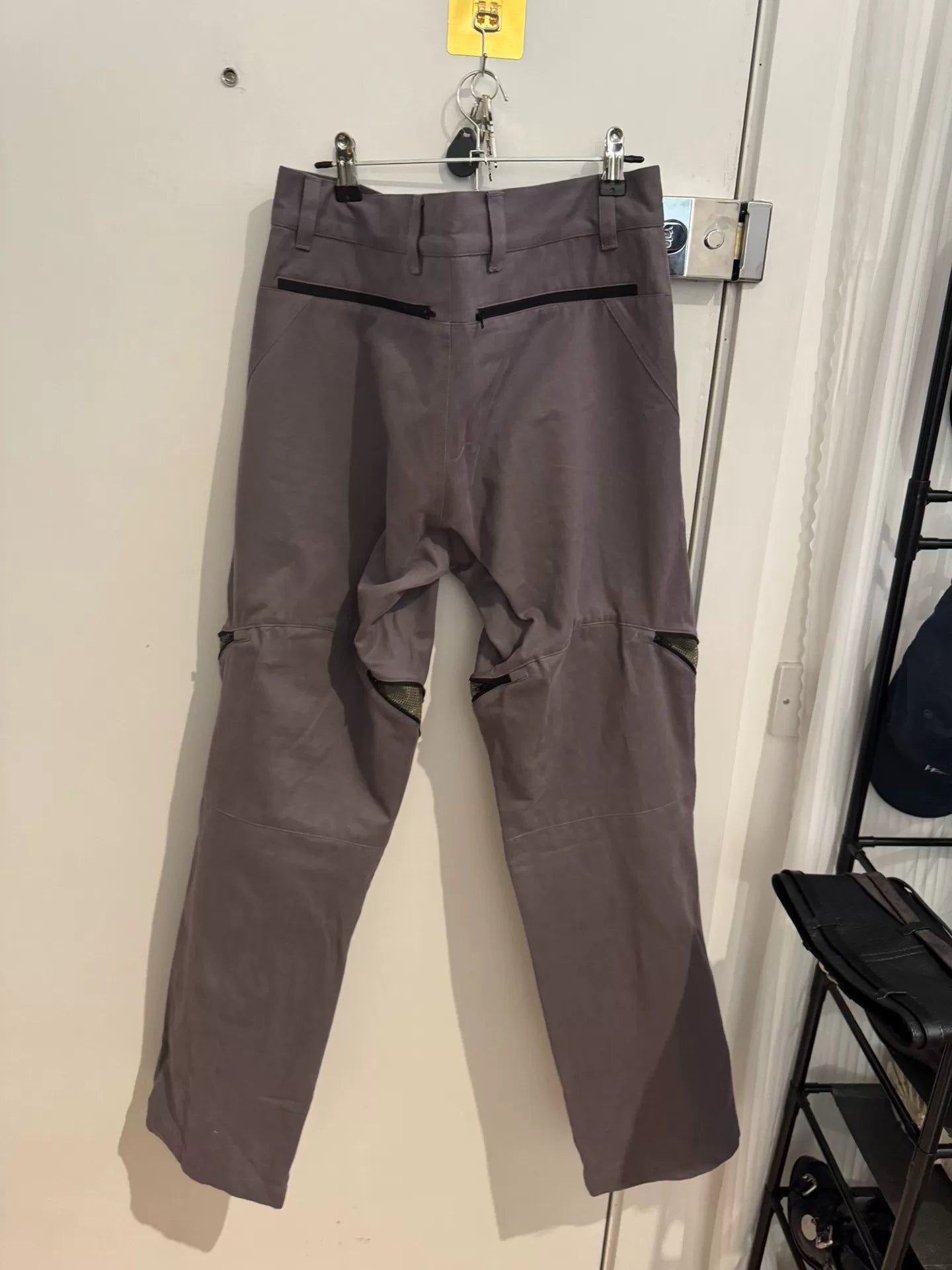 olly shinder utility three-zip trousers