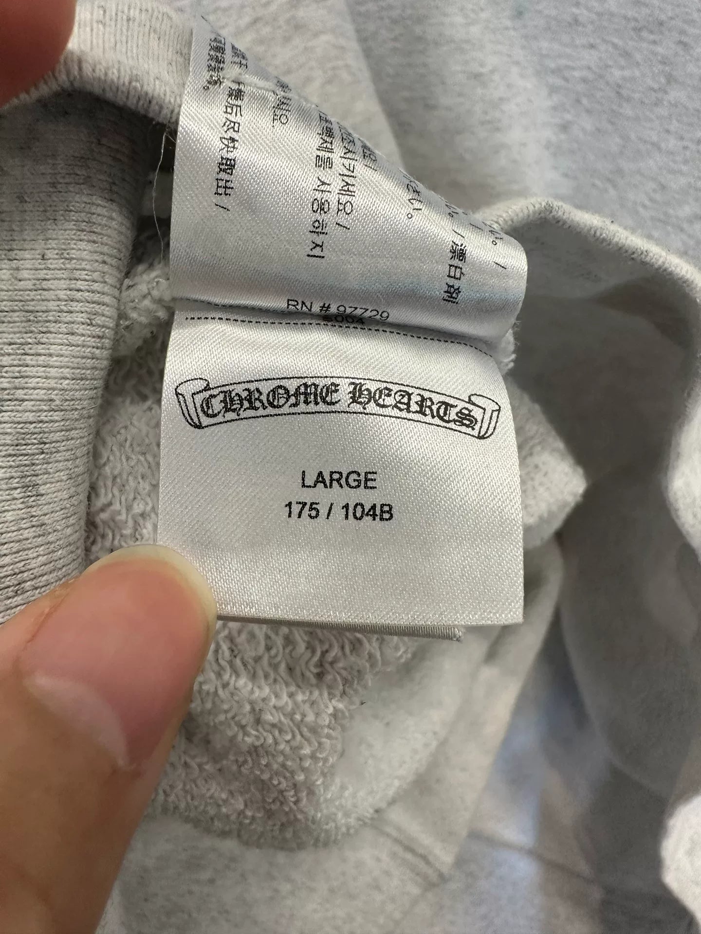 Chrome Hearts Mattyboy Graffiti Gray Crewneck
