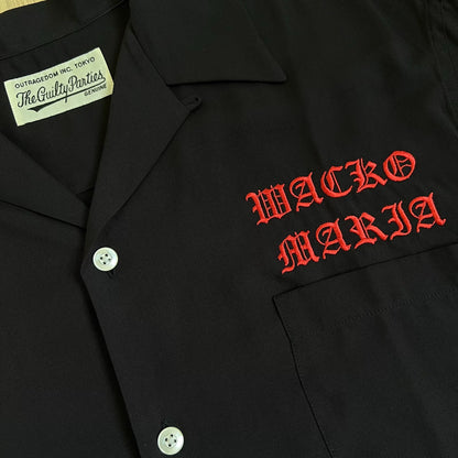 WACKO MARIA Check Open Collar Shirt