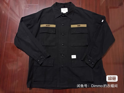 Wtaps 19AW Jungle LS Cotton Canvas Shirt