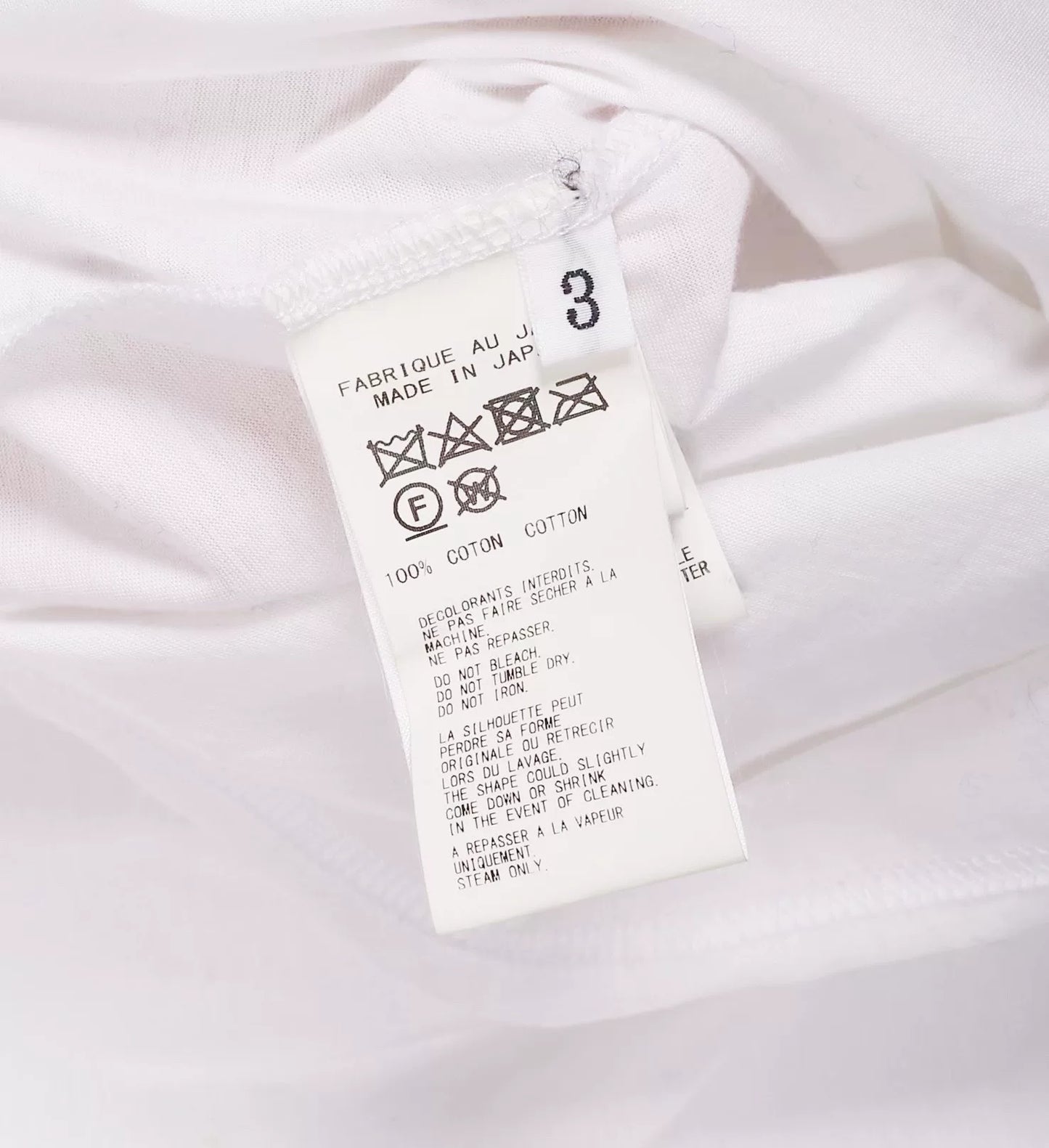 Yohji Yamamoto Pour Homme Irregular Cut Tee