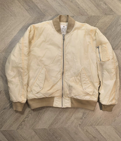 stussy waxed bomber jacket reversible autumn 2024