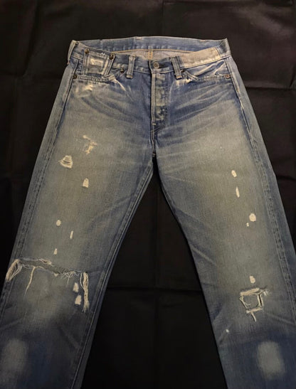 levis lvc 66501-0073 jeans with red ear