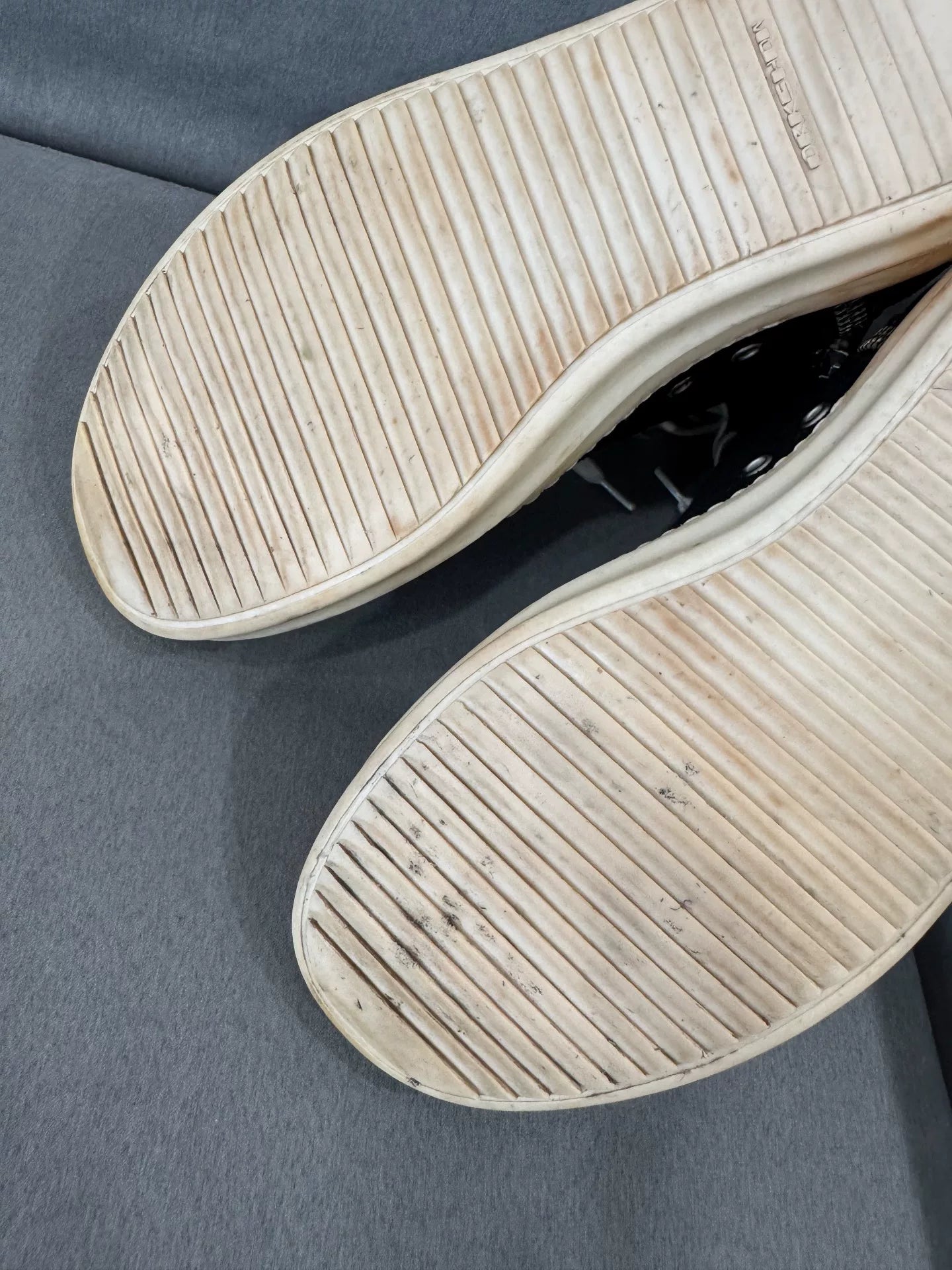 rick owens canvas high top sneakers size 40