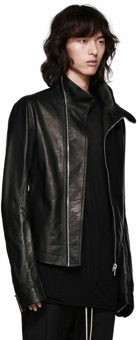 Rick Owens Bauhaus Mollino Leather Jacket