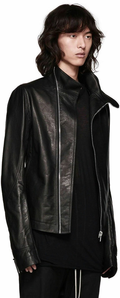 Rick Owens Bauhaus Mollino Leather Jacket