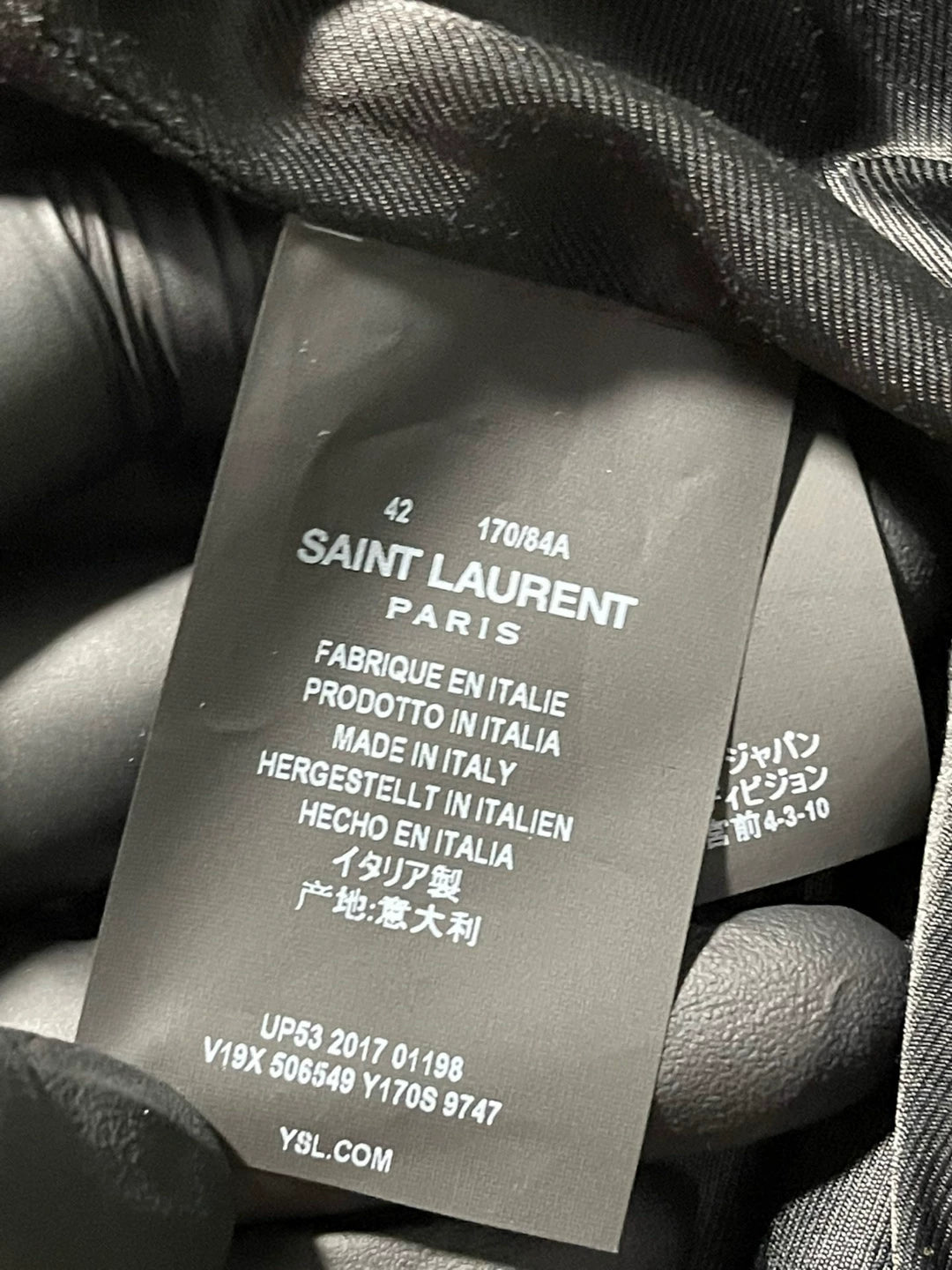 saint laurent gold bomber jacket