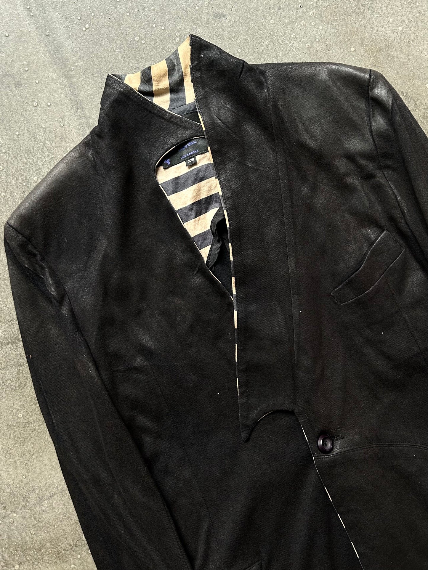 diamond dogs irregular tailored blazer