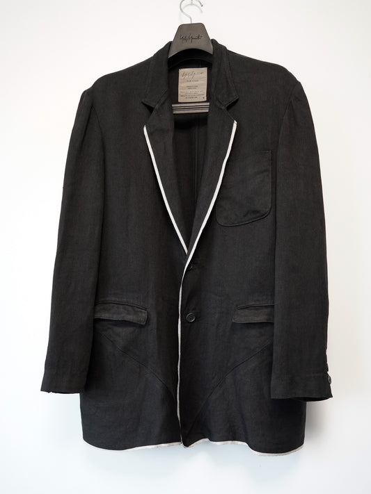 Yohji Yamamoto 1990SS White Trim Jacket