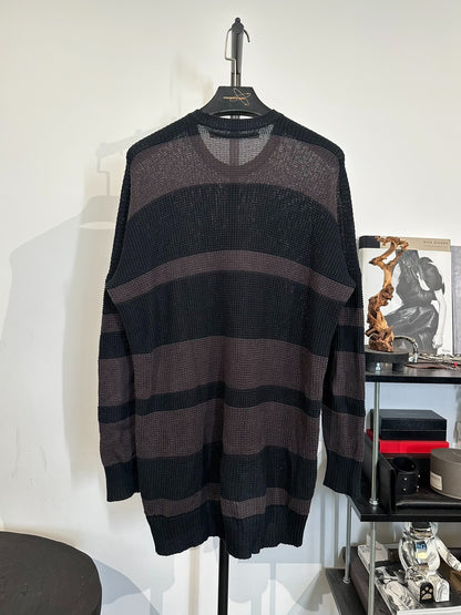 Julius_7 Knit Striped Pullover Sweater