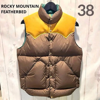 rocky mountain featherbed down vest size 38