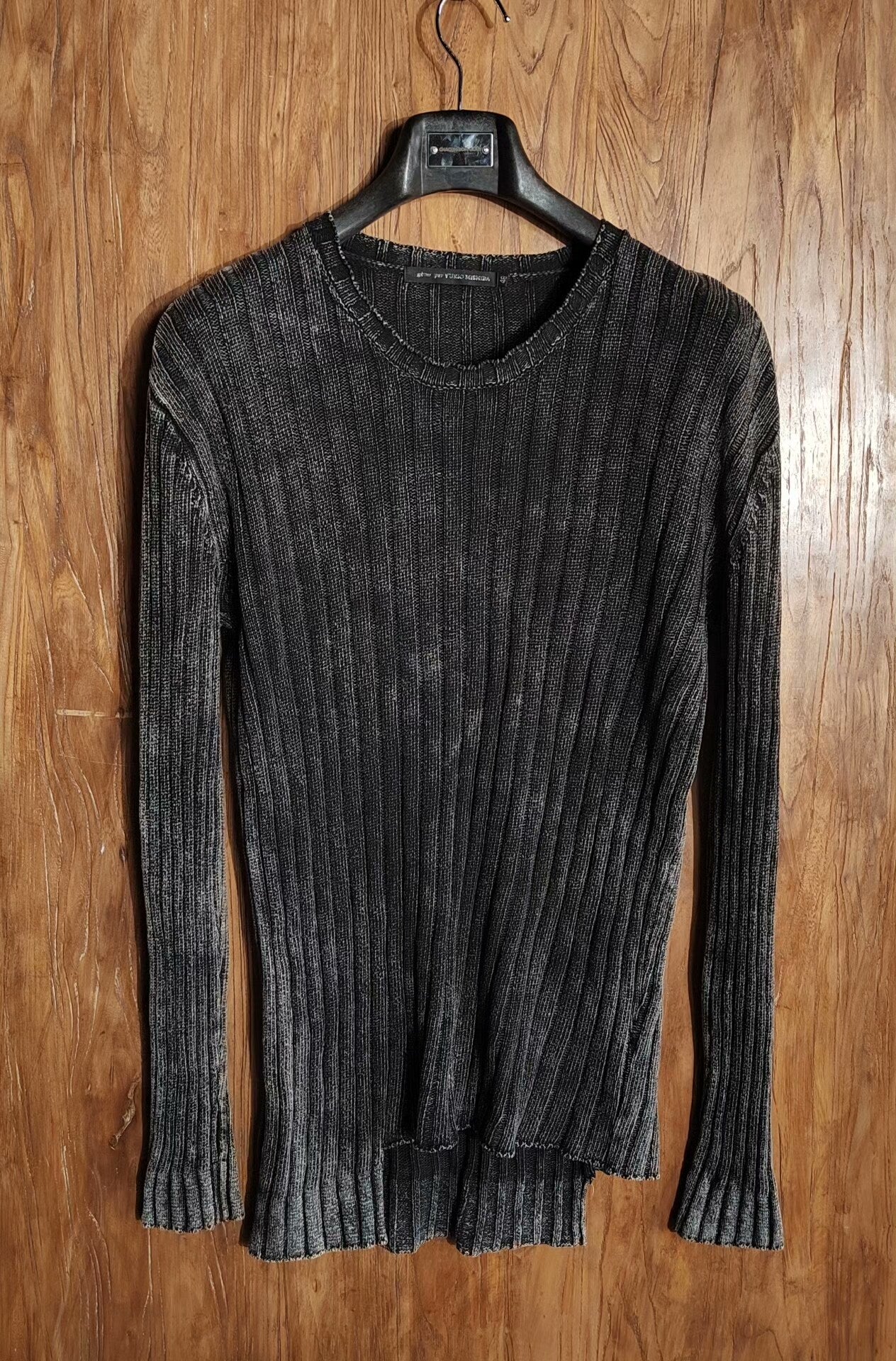 YUKIO MISHIBA Gray Knit Sweater