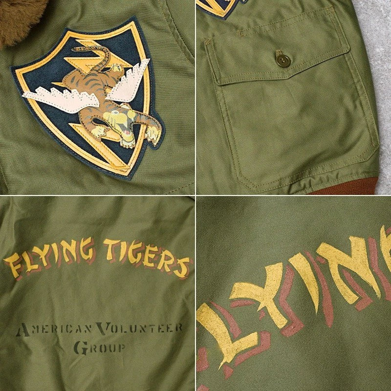 B-10 Military Alpaca Flight Jacket