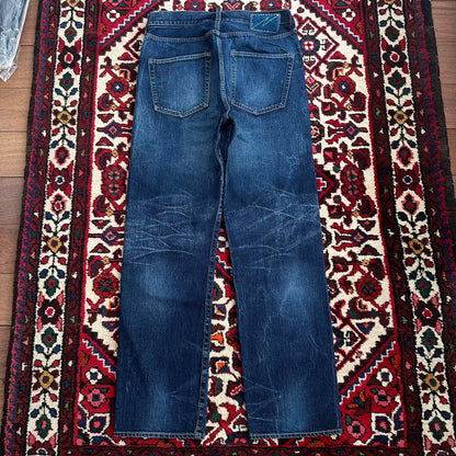 visvim 23aw dry22 water-washed jeans