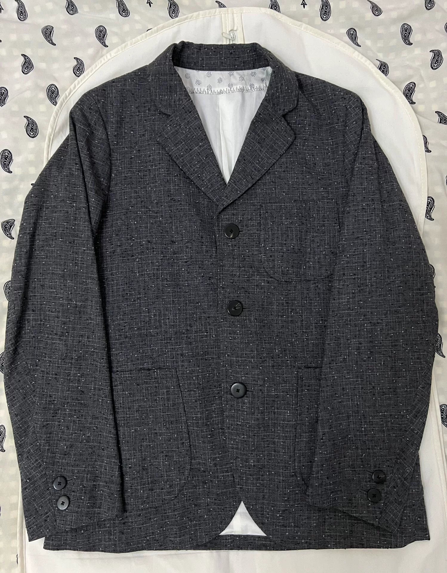 visvim Hopiland Wool Gray Blazer