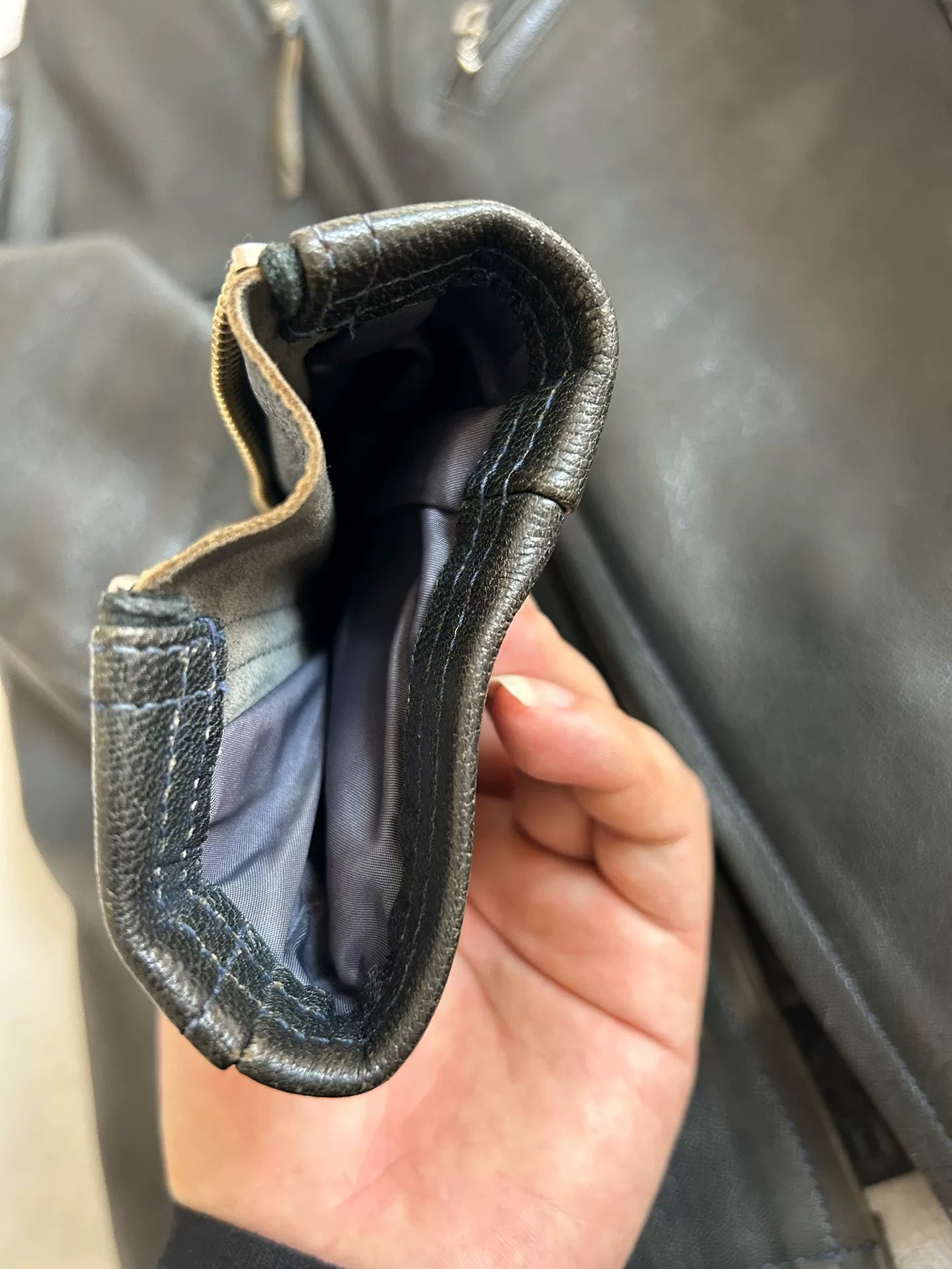 freewheelers black leather biker jacket