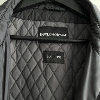 armani wool and cotton blend pocket jacket