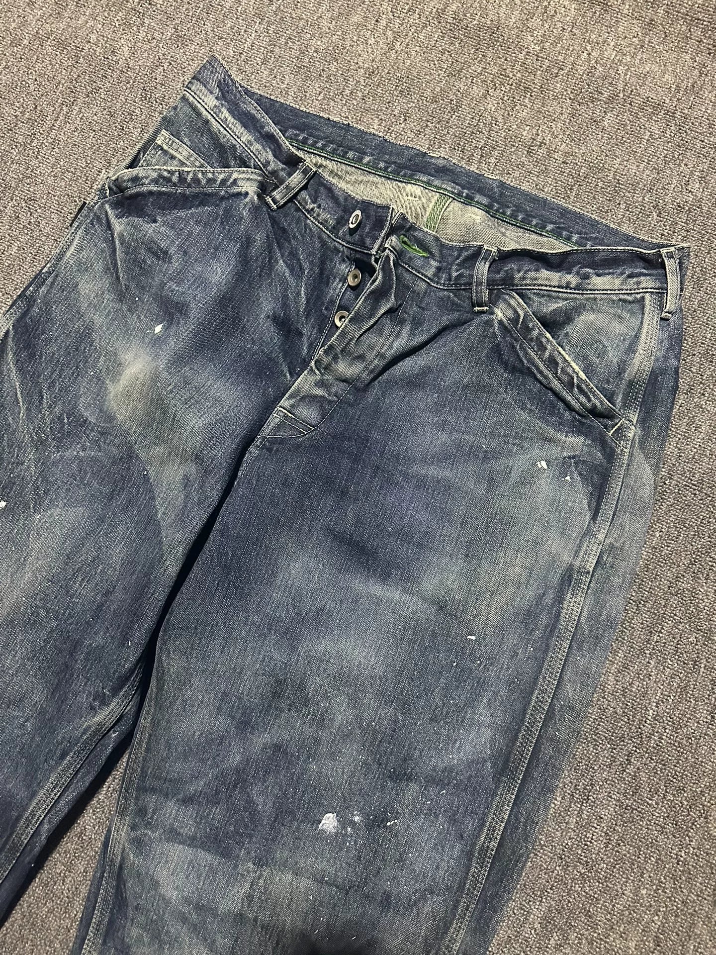 rare neighborhood denim pants size L