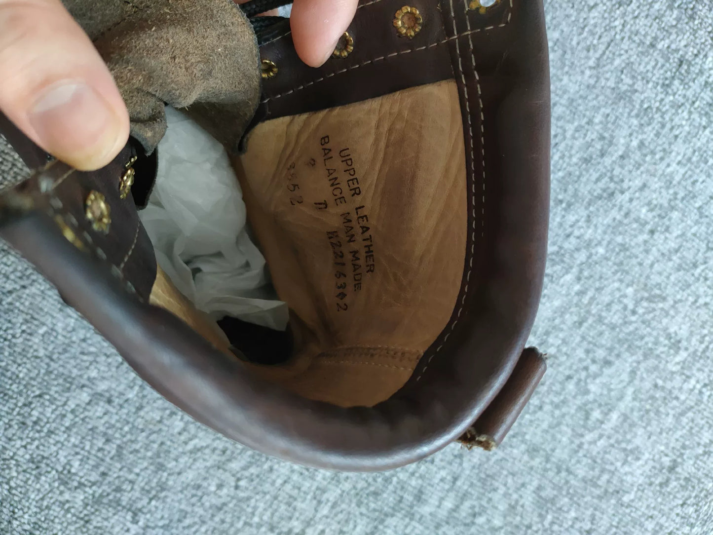 RRL Brunel Leather Work Boot