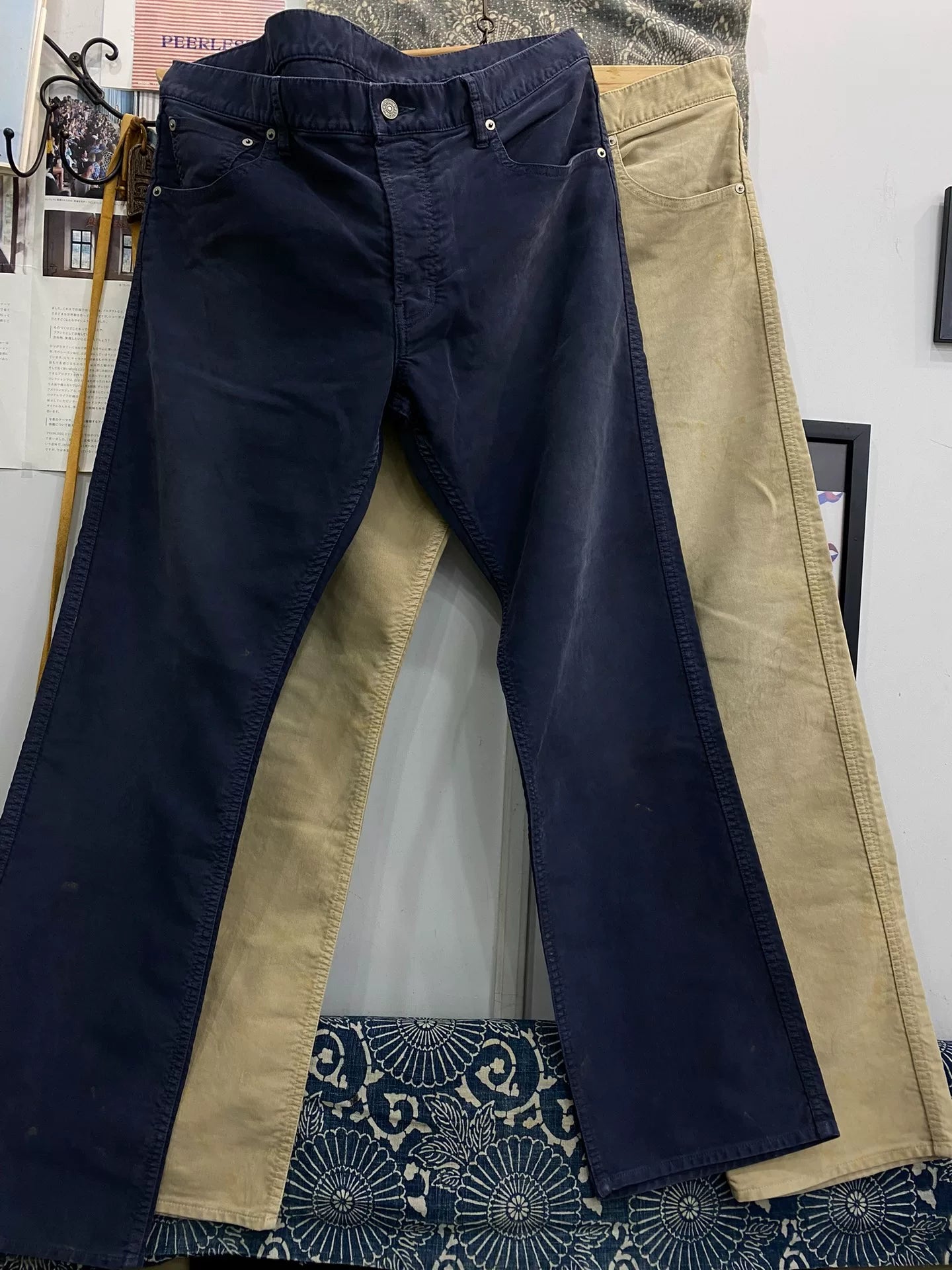 visvim 21SS g.cord FLUXUS slim pants