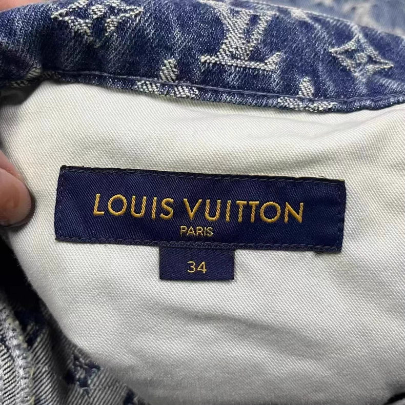 Louis Vuitton Nigo Deconstructed Denim Pants