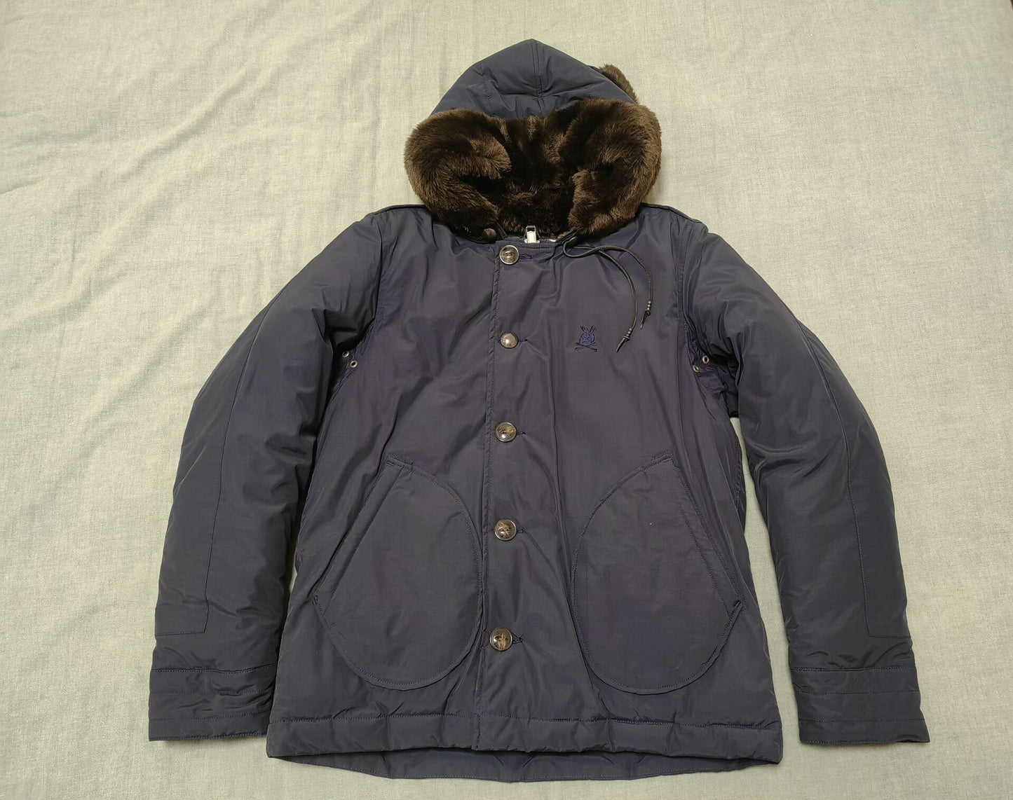 neighborhood mastermind japan b-9 jacket navy