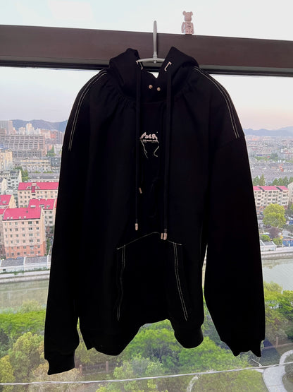 ader error black hoodie size 2