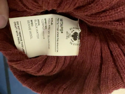 WTAPS Brick Red Wool Beanie