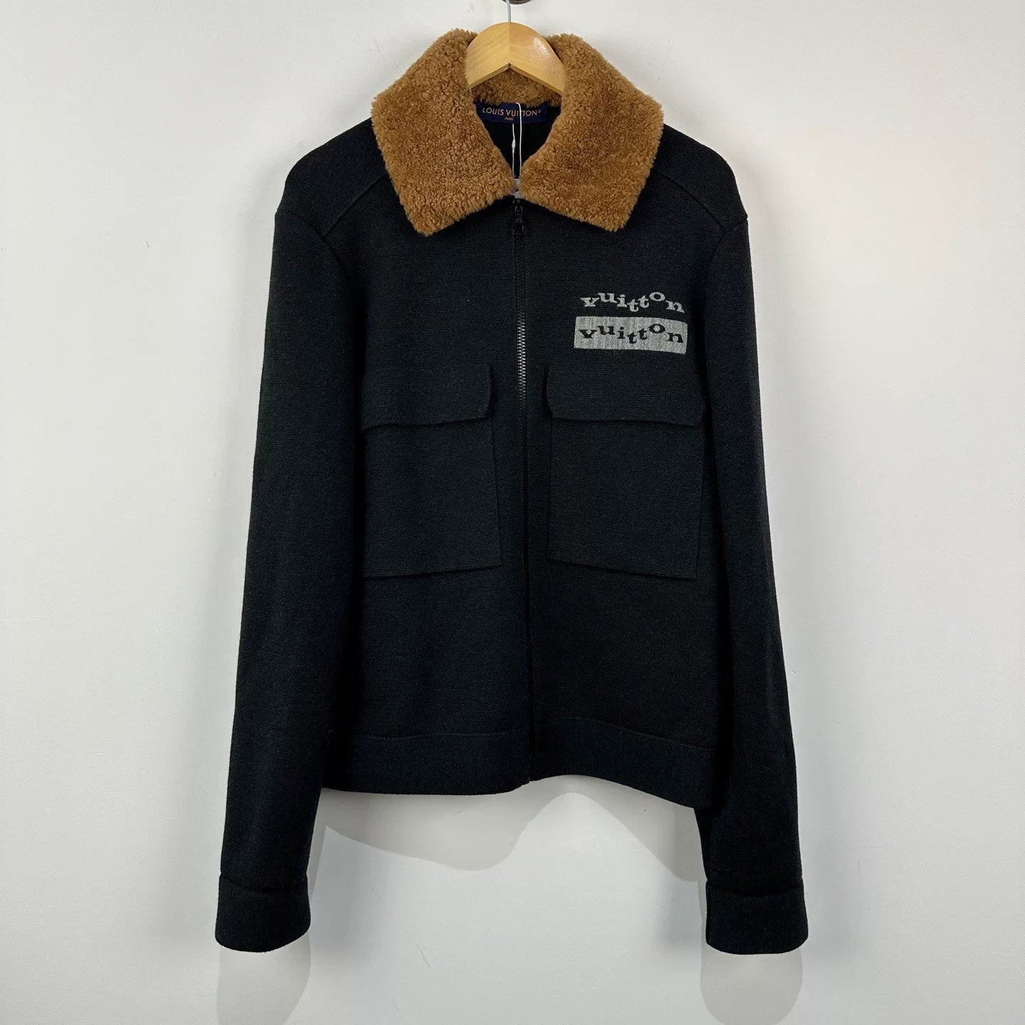 Louis Vuitton Wool Knit Jacket Size L