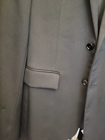 Dior Embroidered Rose Wool Suit for Men