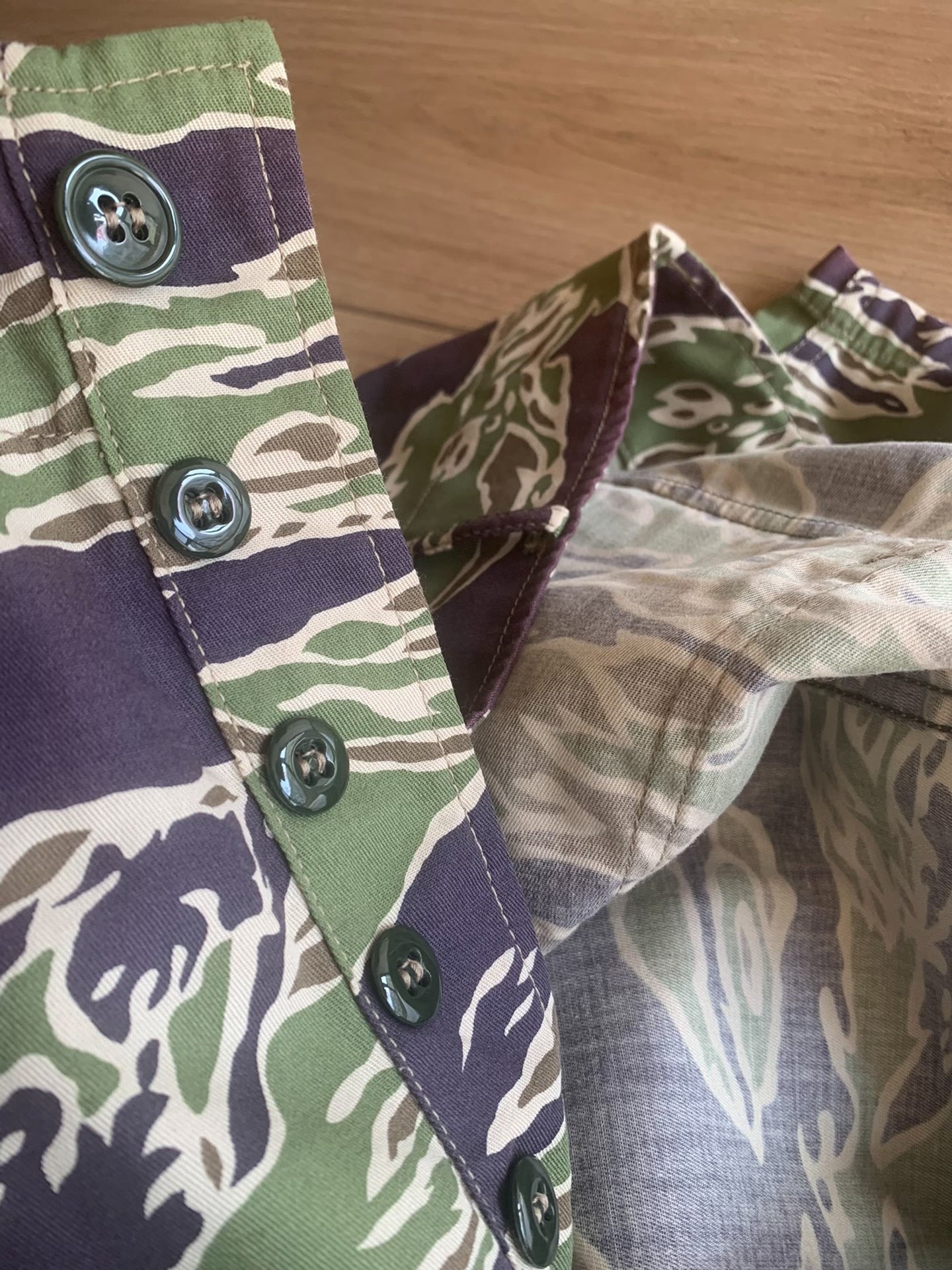 The Real McCoy Tiger Camouflage Shorts