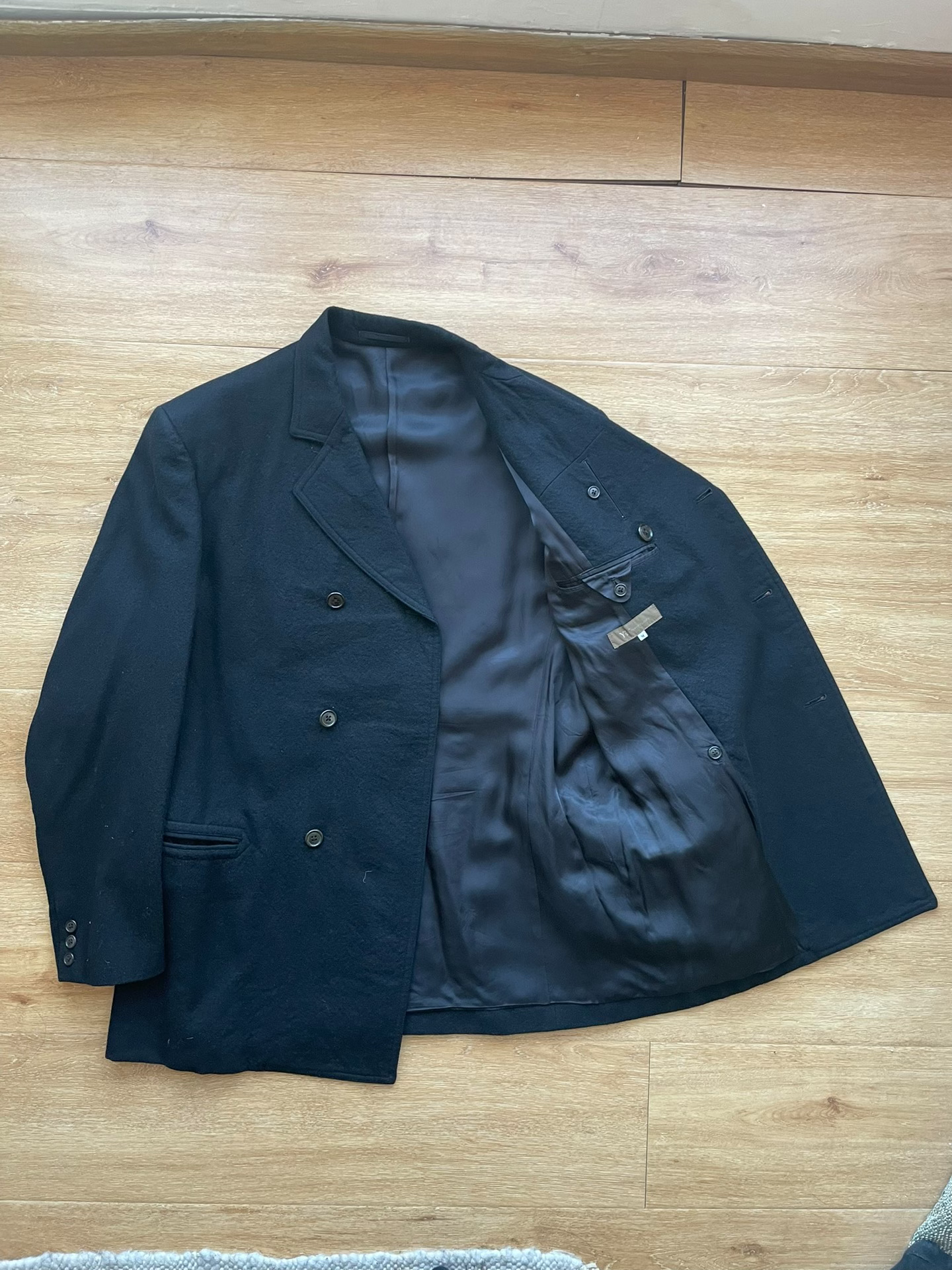 Yohji Yamamoto Y's Boiled Wool Suit Jacket