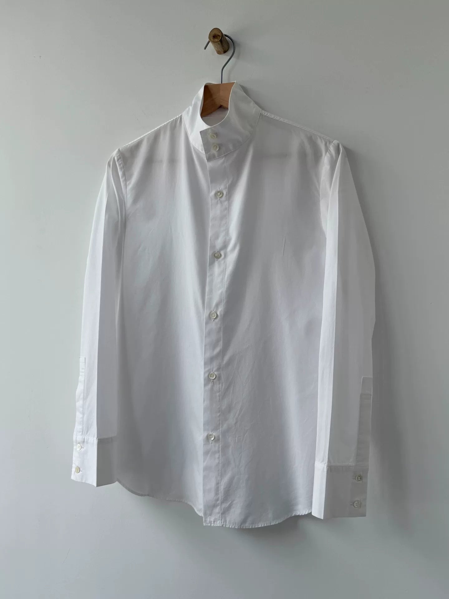 Yohji Yamamoto Long Sleeve White Shirt