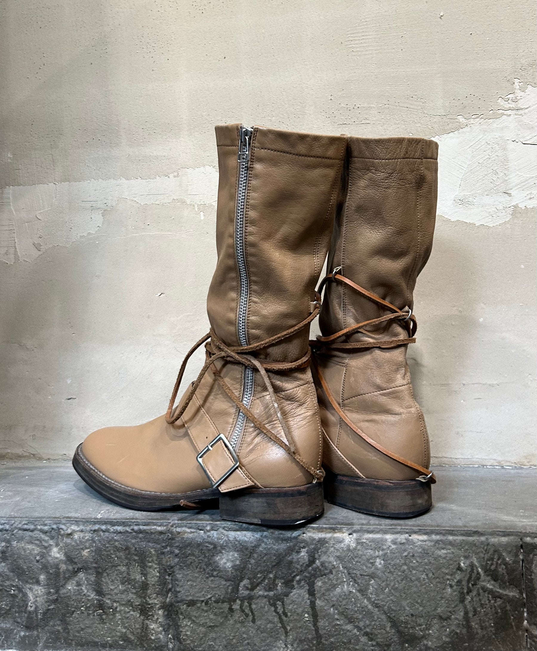 UNDERCOVER 05AW Engineer Lace-Up Boots