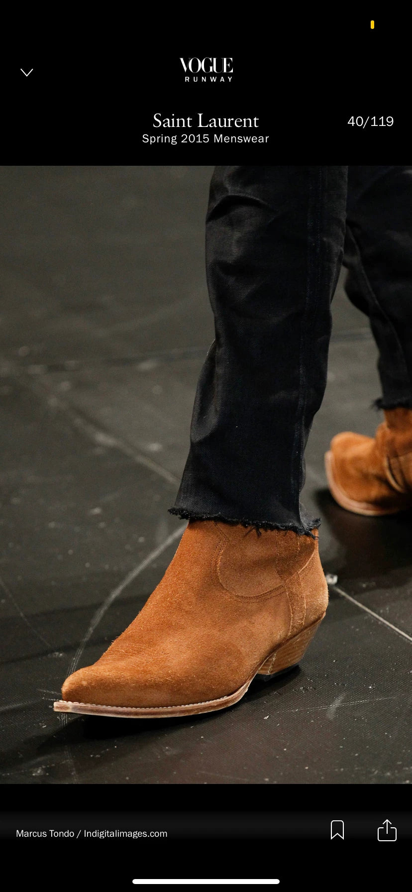 Saint Laurent SS15 Suede Boots GD Style