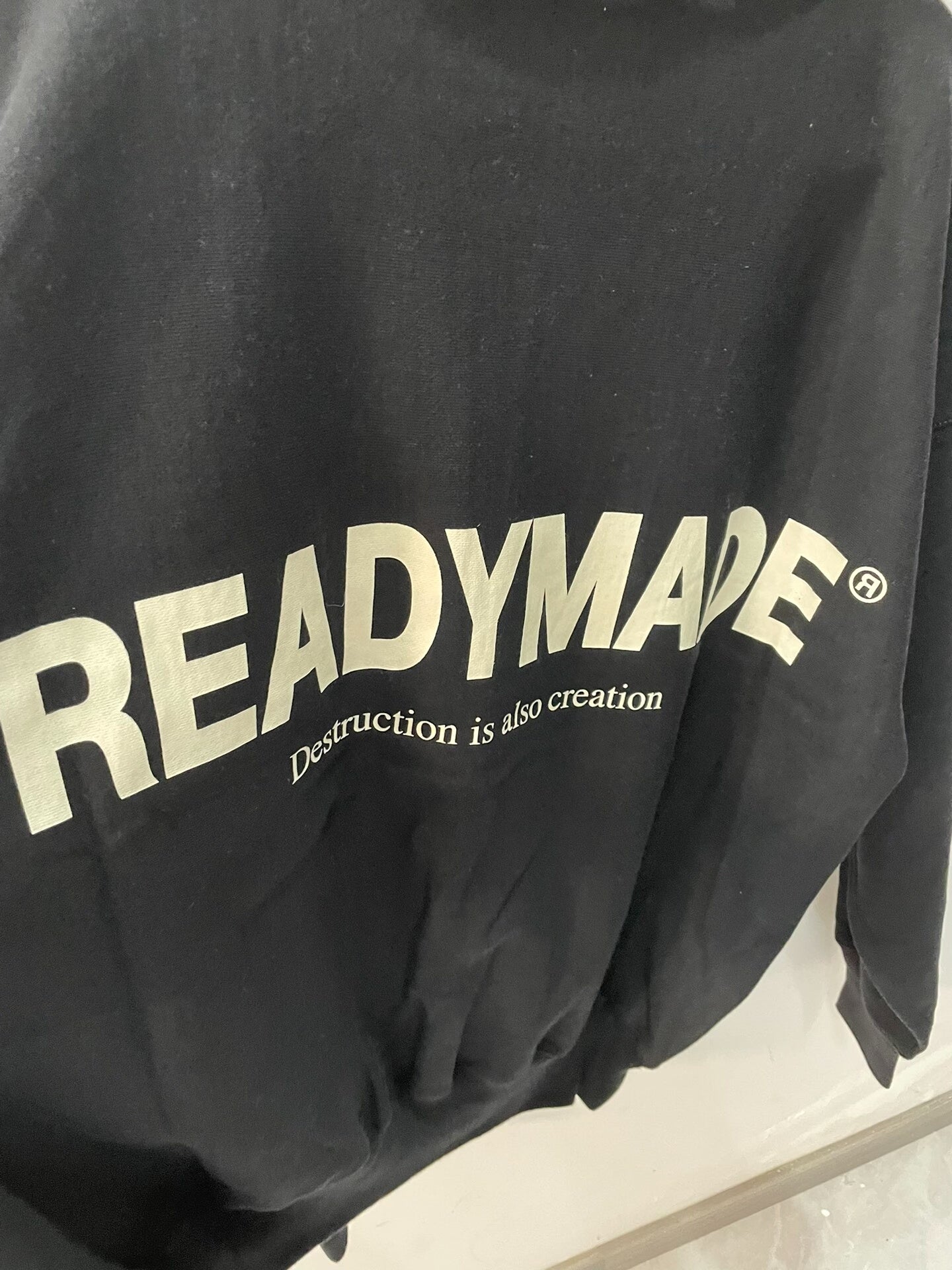 READYMADE Crewneck Long Sleeve Fleece Hoodie