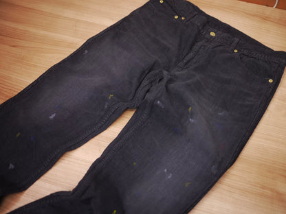 visvim fluxus 03 cords black jeans