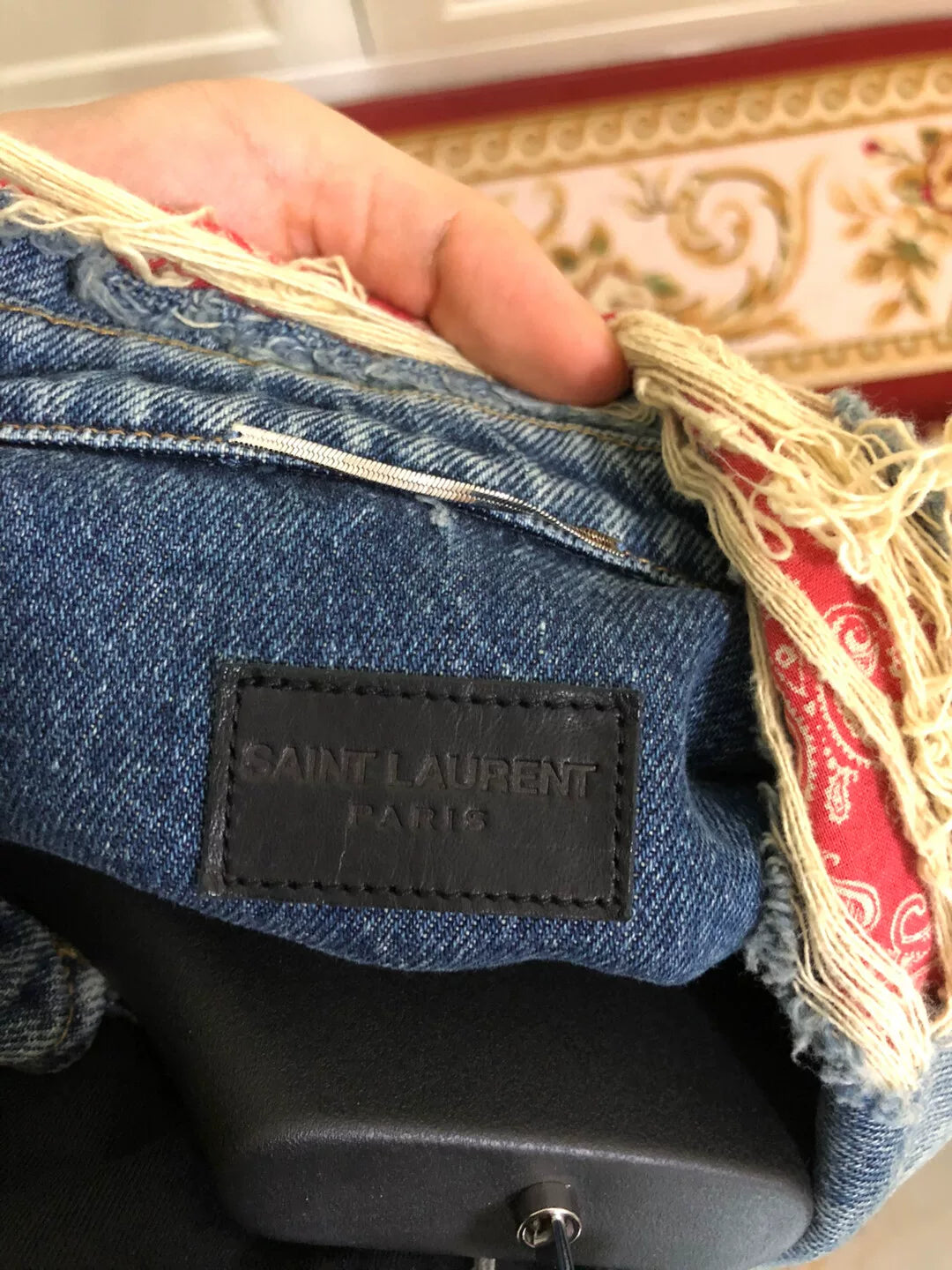 Saint Laurent Blue Denim Jacket