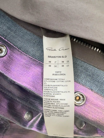 rick owens laser jacket in size 48