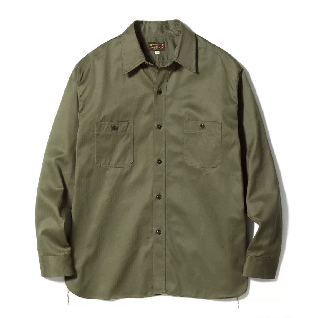 Buzz Rickson's Military Retro Herringbone Work Shirt