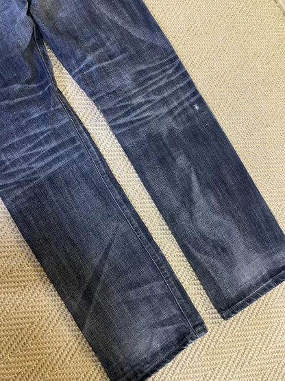 neighborhood black wash denim pants