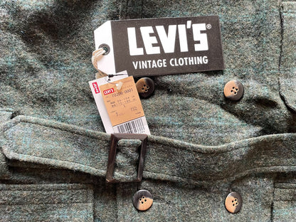 Levi's LVC Shawl Collar Wool Plaid Coat