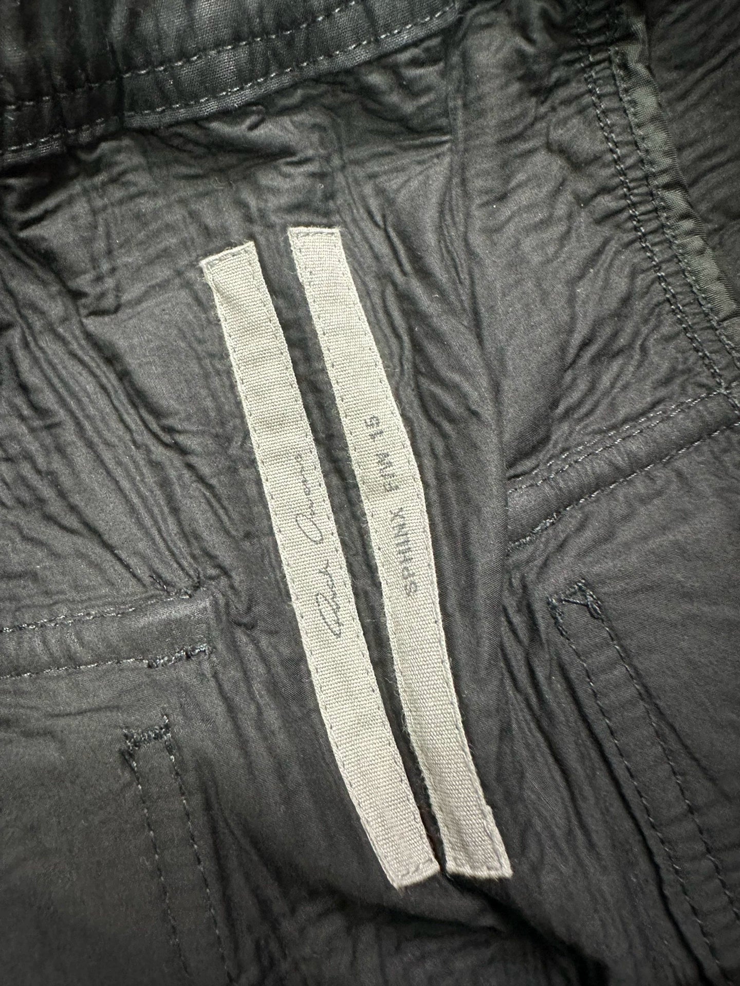Rick Owens Distressed Leather Shorts