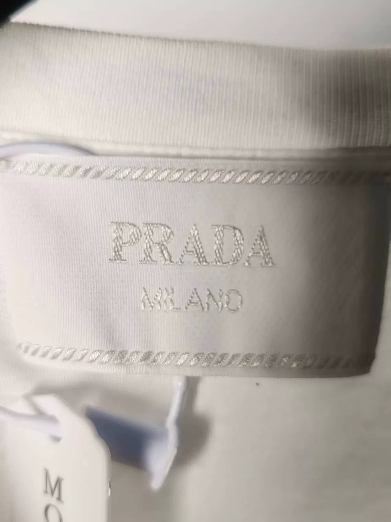 Authentic Prada Triangle Logo T-Shirt